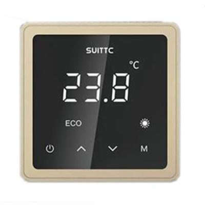 China Save Energy Large Screen Wall Mounted Touch Screen Thermostat With Remote Control for sale