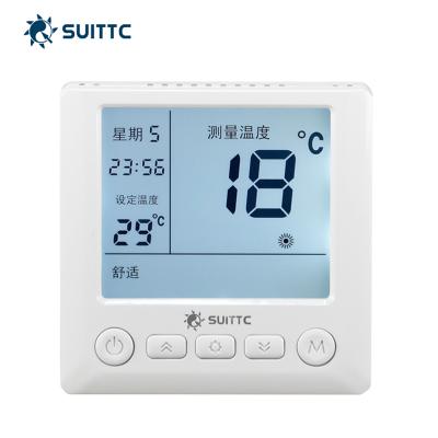 China WIFI Programmable LCD Screen Temperature Control Switch Knob Electric Heating Programmable Type for sale