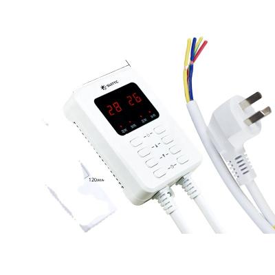 China Control Factory Price Fractional White Electric Heating Plate LCD Thermostat for sale