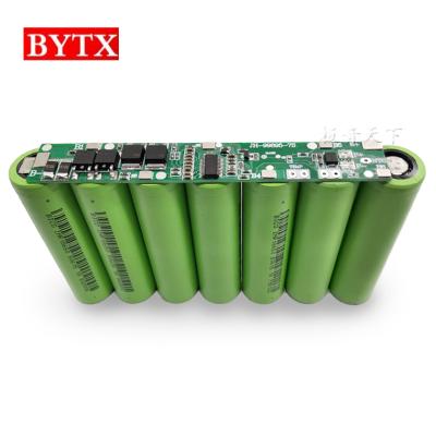 China Consumer Electronics BYTX Ant Stackable 5a 10a 7s BMS 24v 18650 Lithium Battery Ebike System for sale