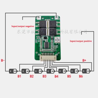 China Consumer Electronics Smart Stackable 7s 20a 24v Bms For Ternary Lithium Ion Battery Pack for sale