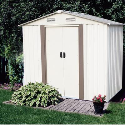 China High Quality Easily Assembled Portable Outdoor Garden Sheds Gable Roof Steel Garden Sheds for sale