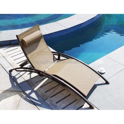 China Modern Furniture Sun Lounger Hotel Outdoor Pool Chairs Beach Sun Lounger for sale