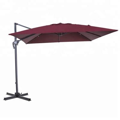 China Reclinable and Collapsible When Open Custom Outdoor Cantilever Banana Picnic Patio Garden Beach Umbrellas Hanging Umbrellas for sale