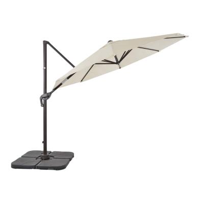 China Wholesale Portable 3m Reclinable and Foldable When Opened 10ft Aluminum Cantilever Outdoor Hanging Patio Roma Garden Umbrella for sale