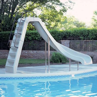 China Cenchi Family Kids Outdoor Indoor Water Slide 1.8m Fiberglass Home Blue White Home Backyard Long Who Have Swimming Pools for sale