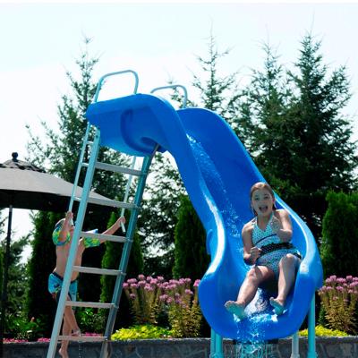 China Residential Cenchi Family Backyard Blue White Home Children's Water Slide 1.8m For Swimming Pool for sale