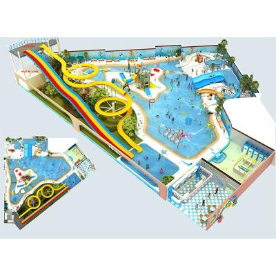 China Water Park Cenchi Kids Water Splash Park Family Interactive Aqua Park Equipment Makers for sale