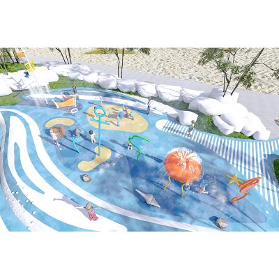 China Water Park Cenchi Children Big Water Splash Pads Commercial Water Playground Ocean Wet Park for sale