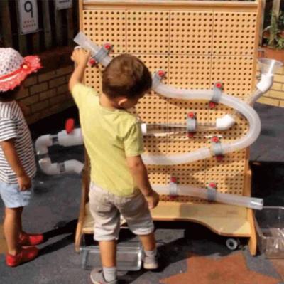 China Cenchi family summer water park wall water park kids paly interactive diy easy water flow home games system for sale