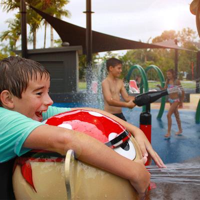 China Cenchi Family Interactive Water Park Kids Splash Park Ball Spray Splash Pads Best Selling For Spray Park for sale