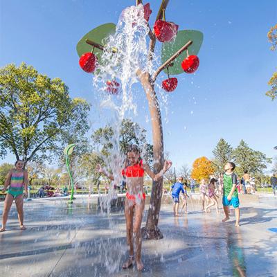 China Cenchi Community City Park Apple Tree Cherry Splash Pad Spray Water Play Outdoor Fun for sale