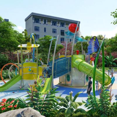 China Water park Cenchi kdis water playground water park kids water play house for sale