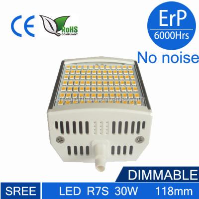 China aluminum r7s led 3000 lumen r7s led 118mm 30w dimmable 118mm led r7s 20w for sale