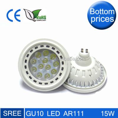 China Difference aluminum led lamp ar111 g53 ar111 qr111 led lamp ar111 g53 230v for sale