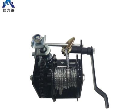 China CRANES CE SGS Approved 1200lbs Hand Worm Gear Ratchet Netting Winch for sale