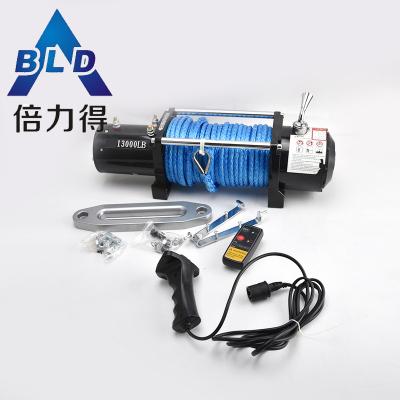 China 15000LBS AUTOMATIC Boat Electric Winch Motor Capstan Electric Cable Puller Remote Control Drum Winch for sale