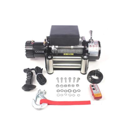 China 12v 24v AUTO Winch Motor Controller 12000lbs 12v Electric Winch for sale