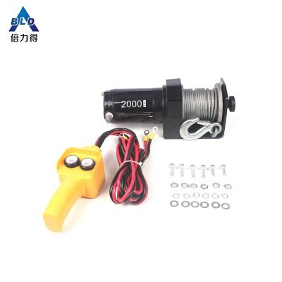 China ATV/UTV 2000lbs 12 volt electric winch atv for sale