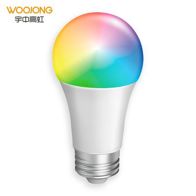 China From WOOJONG Residential Newly LED WiFi RGB Smart Bulb Light A60 10W 720LM with Amazon Alexa and Google Assistant for sale