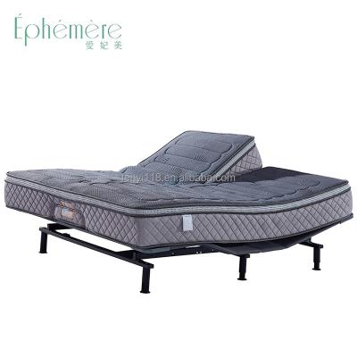 China Foldable Full Size Twin Bed With Single Air Latex Memory Foam Mattress for sale