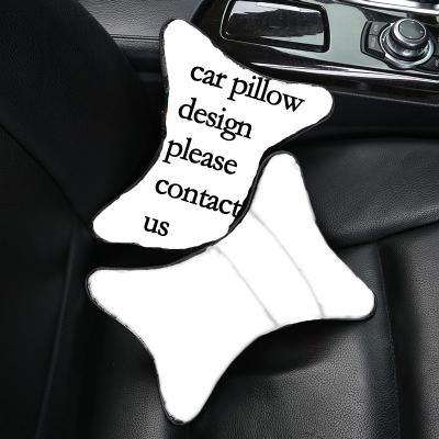 China Luxury Designer Universal Car Neck Pillow Car Headrest Pillow for sale