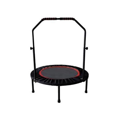 China Mini Hot Selling Custom LOGO Home Used Fitness Equipment 3 Speed ​​Cardio Height Adjustable Indoor Exercise Round Trampoline With Handle for sale