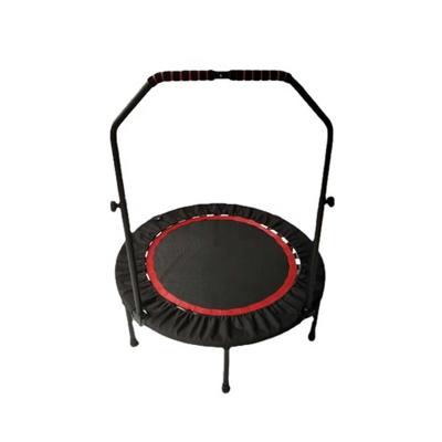 China High Quality Adjustable Jumping Exercise LOGO Trampoline With Handle Customized Fitness Used Home Indoor 3 Speed ​​Cardio Height Height for sale