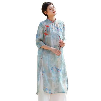 China Breathable high quality durable using various hot sale casual dress long elegant ladies dress for sale