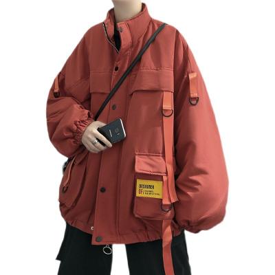 China Factory supply fiber waterproof polyester jacket down trend red black purple women's custom coats for sale