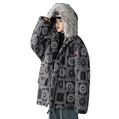 China Factory waterproof customization polyester fiber blue black blue winter plus size women's coats for sale