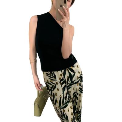 China New Arrivals Breathable Women Fashion High Waist Pants Straight Casual Wide Leg Pants for sale