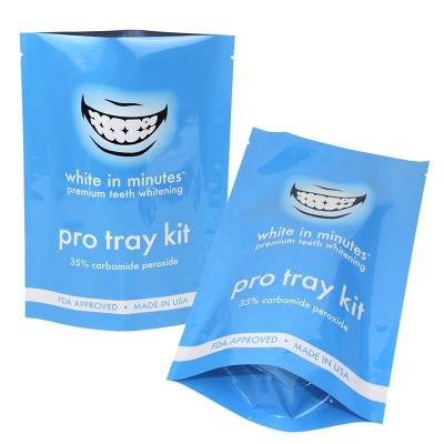 China Recyclable Custom Biodegradable Plastic Plastic Teeth Floss Zipper Pouch Mylar Packaging Bags For Teeth Care Products for sale