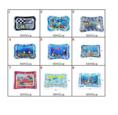 China Educational Toy Infant Toys 6 12 Months Kids Fun Activity Play Center Baby Inflatable Water Play Mat for sale