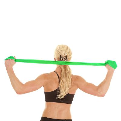 China High Elasticity Hot Sale Sport Exercise Pilates Back Latex Stretch Resistance Band for sale