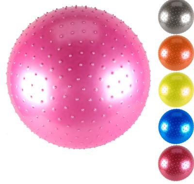 China Hot Selling Non-Toxic Anti-Shatter Extra Thick PVC Exercise Inflatable Massage Yoga Ball With Spike for sale