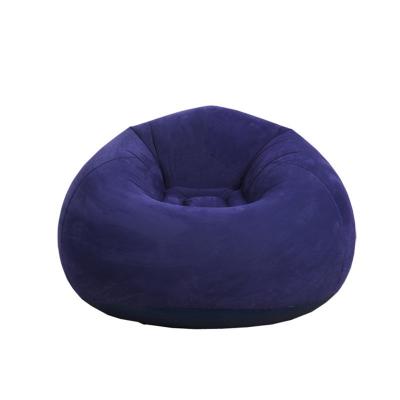 China Foldable Cheap Living Room Inflatable Pvc Sofa Chair Pvc Lazy Sofa for sale