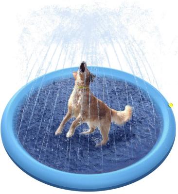 China Durable Dog Bath Pool Thickened Durable Bathing Tub Dog Splash Sprinkler Pad for sale