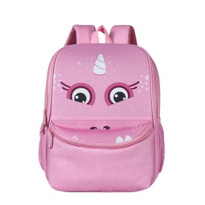 China Custom Pink Unicorn 3D Design Waterproof Promotion Kids Backpack Children School Bag Children's Day Gift for sale