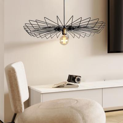 China Beautiful New Design Modern Metal Iron Blades Hanging Chandelier E27 Pendant Light for sale