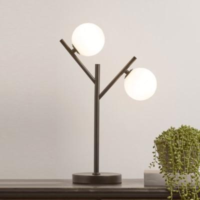 China 2022 Beautiful New Design Nordic Modern Frosted Glass Globe Shade Hotel Restaurant Bed Side Light Table Lamp for sale