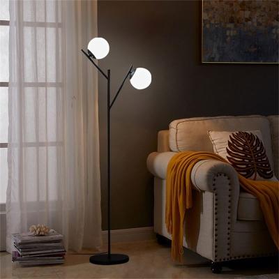 China Custom Beautiful Home Atmosphere Light E27 Floor Lamp Bedroom Bedside Iron Corner Standing Floor Lamp for sale