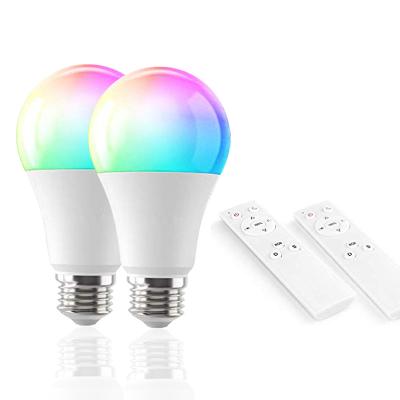 China Indoor smart bulb RGBCW WiFi led bulb E27 A60 9W 900LM color changing lights led wifi smart bulbs work with Alexa, Google home for sale