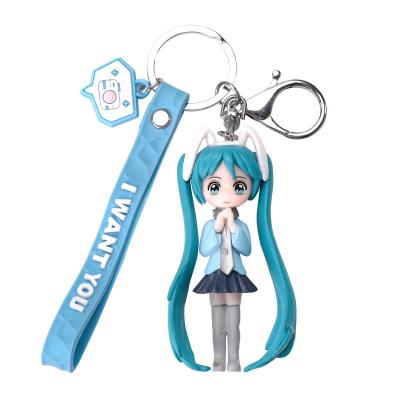 China Promotion.Advertising.Gift.Decoration Rubber Lovely Good Quality Cartoon Cosplay Processing PVC Keychain Keychains for sale