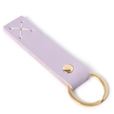 China Custom PU leather main chain key holder promotional souvenir souvenir gift gifts for women and men for sale