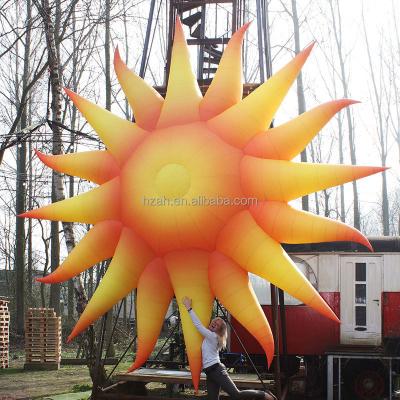 China Advertising Giant Inflatable Sun Model For Outdoor Garden Decoration for sale