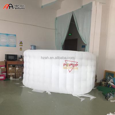 China Oxford Cloth Lighting Inflatable Club Helm Booth for sale