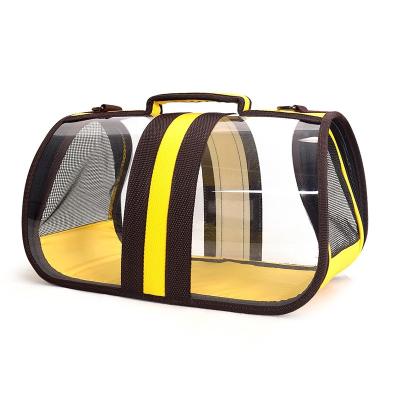 China Newest Design High Quality Sustainable Water Proof Foldable Portable Pet Carrier Travel Soft Breathable Cooling Bag for sale