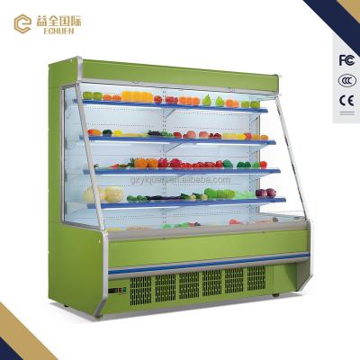 China Single-temperature meat fruit vegetable using display refrigerator / commercial refrigerators / air cooler display for sale