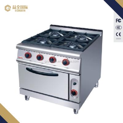 China ZHRQ4 Convection Making Machine Gas Stove With 4 Burners Kitchen Cooking Gas Oven for sale